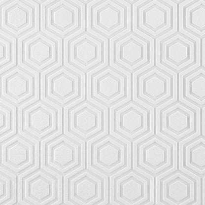 Hive Wallpaper - Anaglypta - Paintable