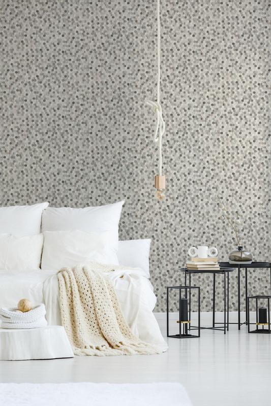 Honeycomb Mosaic Wallpaper - 3 Colours NZ-Wallpaper