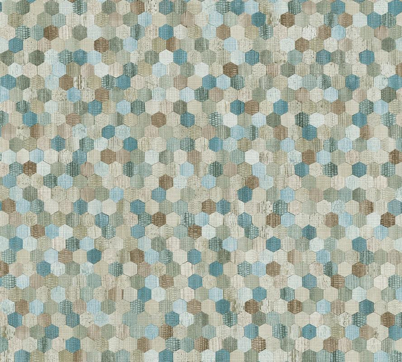 Honeycomb Mosaic Wallpaper - 3 Colours