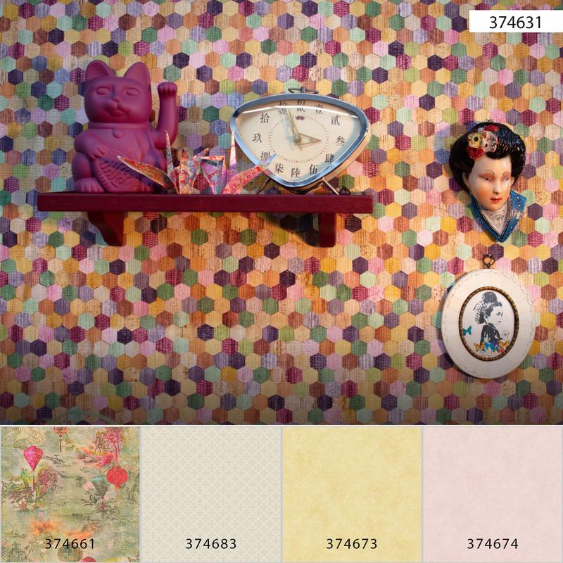 Honeycomb Mosaic Wallpaper - 3 Colours