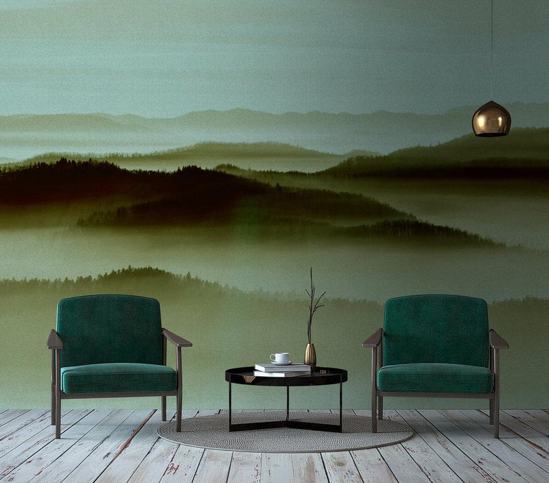 Horizon Mural Wallpaper - 2 Colours NZ-Mural