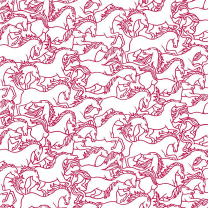 Stampede -  Florence Broadhurst Wallpaper  - Wide Vinyl
