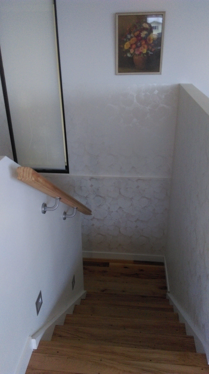 Hortensia Wallpaper White/Silver