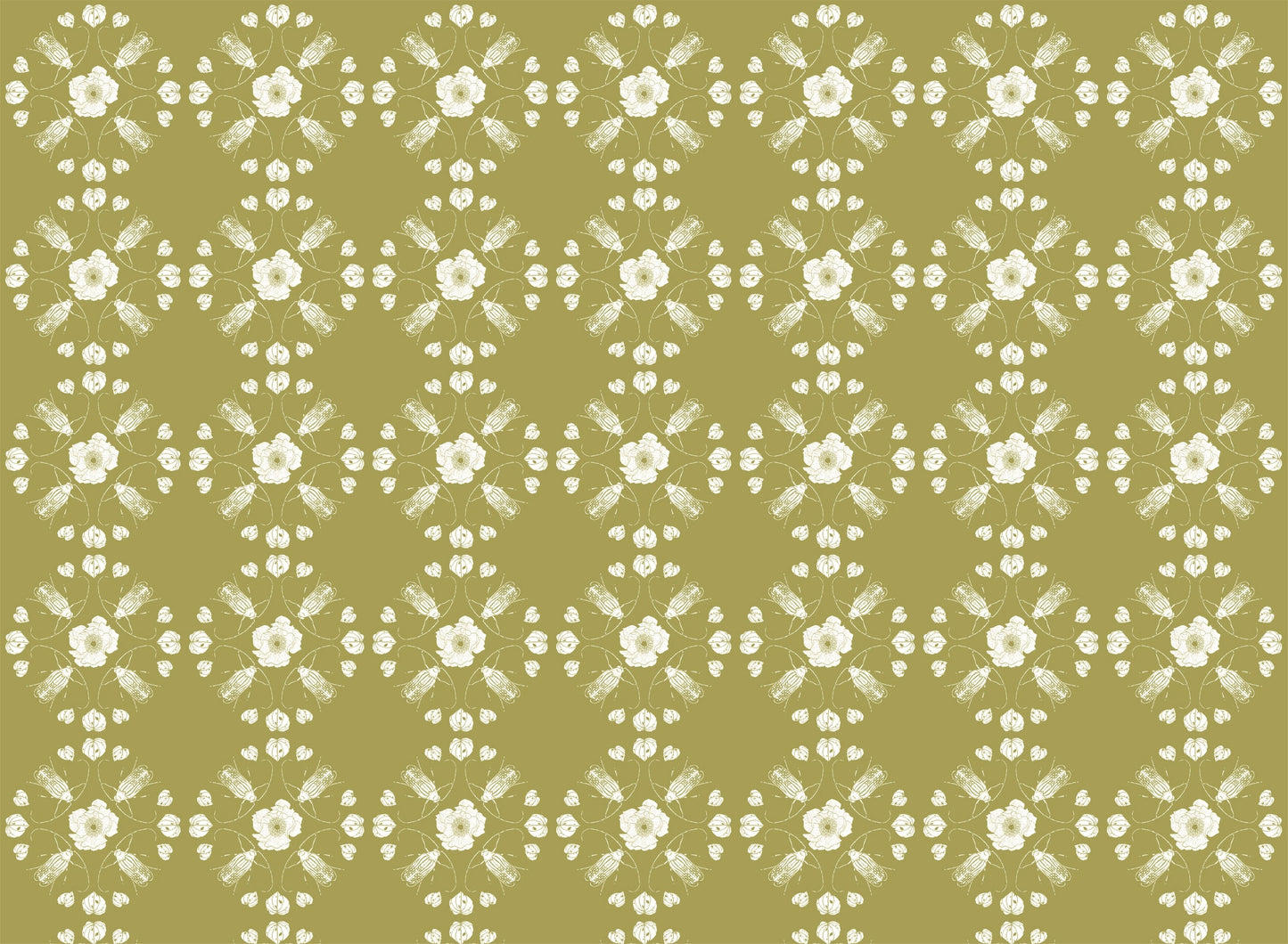 Huhu Mandala - NZ Wallpaper