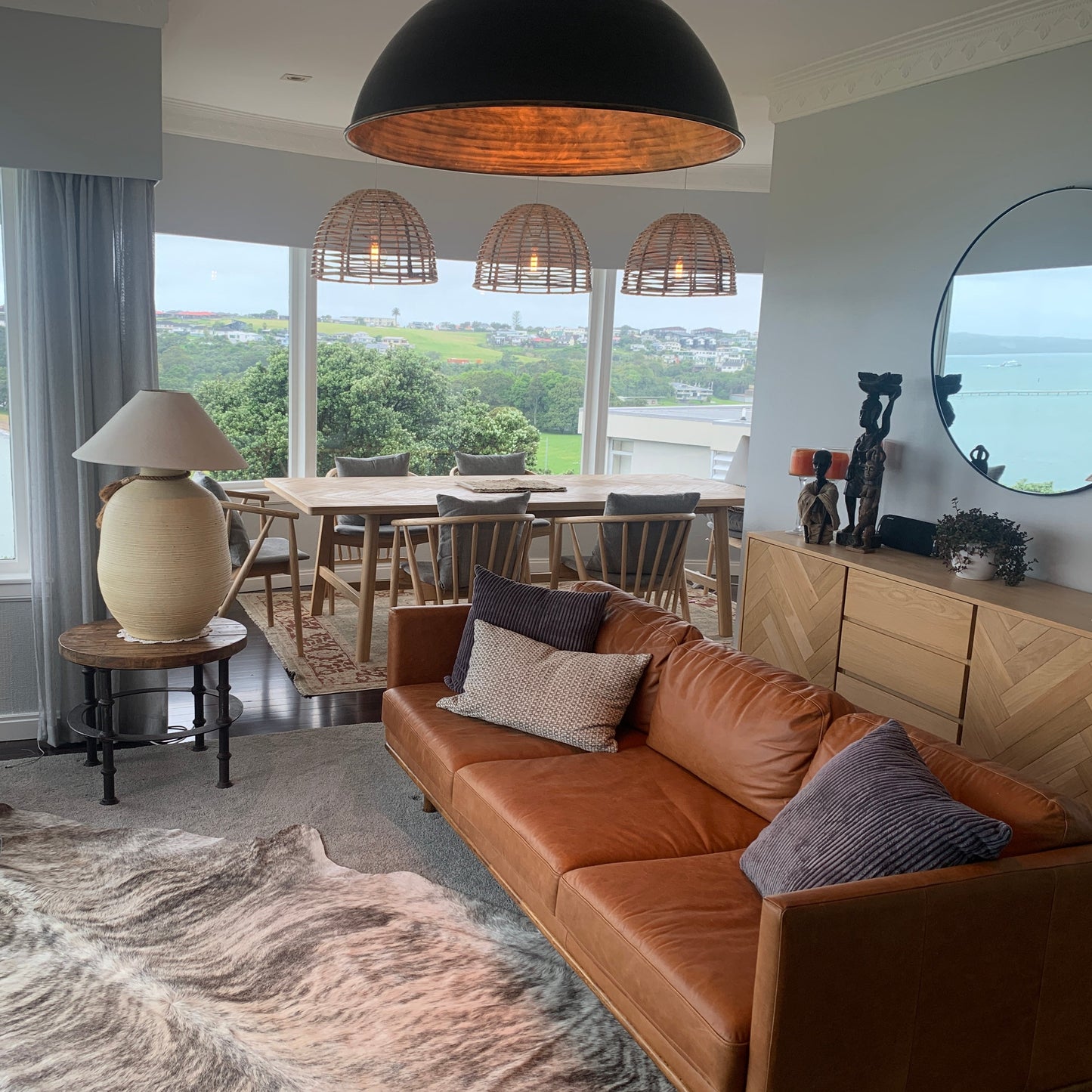 Maitai Cane Pendant Light Shade SALE - ASK US FOR A DELIVERY QUOTE