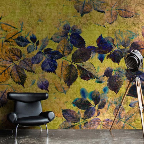 Indian Summer Mural Wallpaper - 2 Colours NZ-Mural