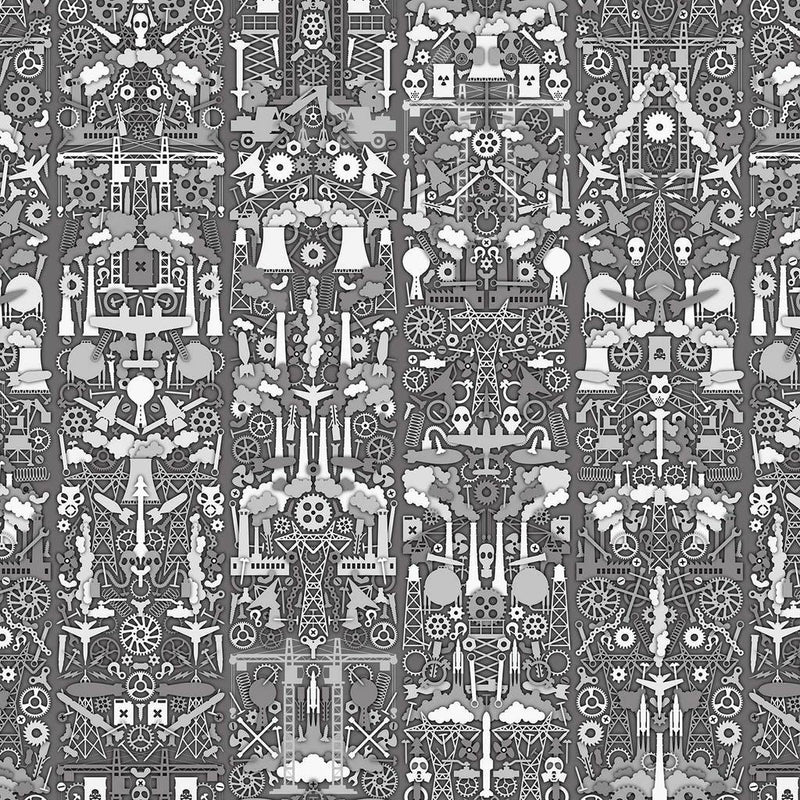 Industry & Perished Wallpaper by Studio Job 2 Styles & Colours NZ-Wallpaper