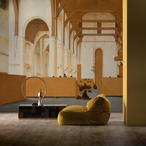 Interior of the Saint Odulphus Church Mural wallpaper - 5 different sizes NZ-Wallpaper