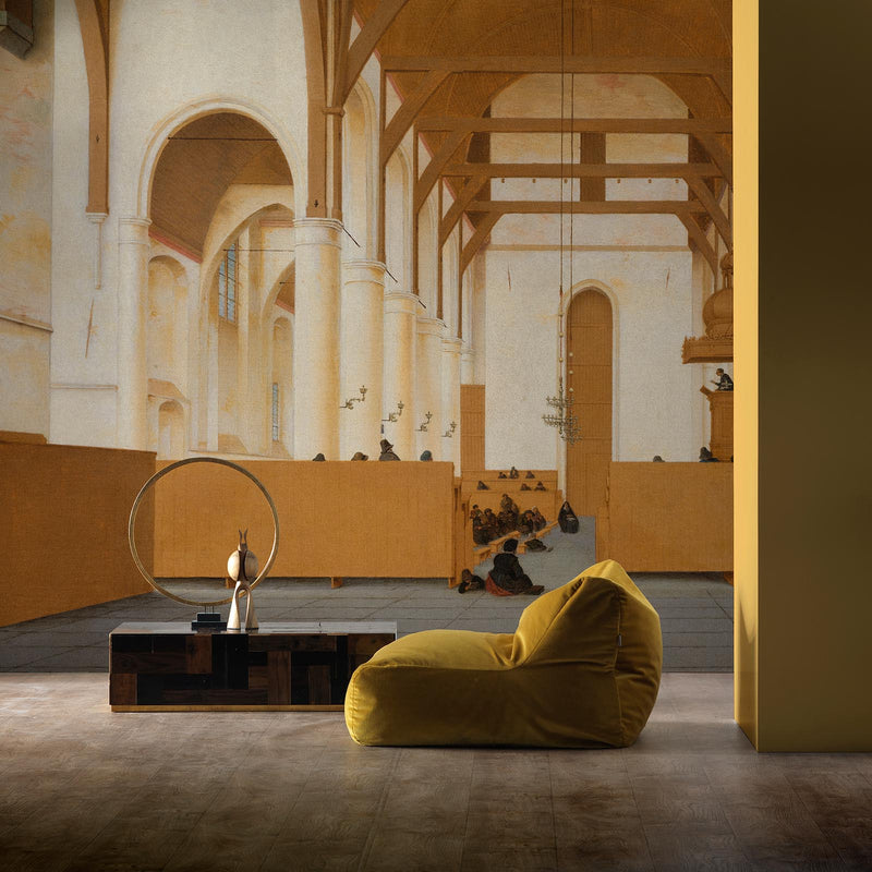 Interior of the Saint Odulphus Church Mural wallpaper - 5 different sizes NZ-Wallpaper