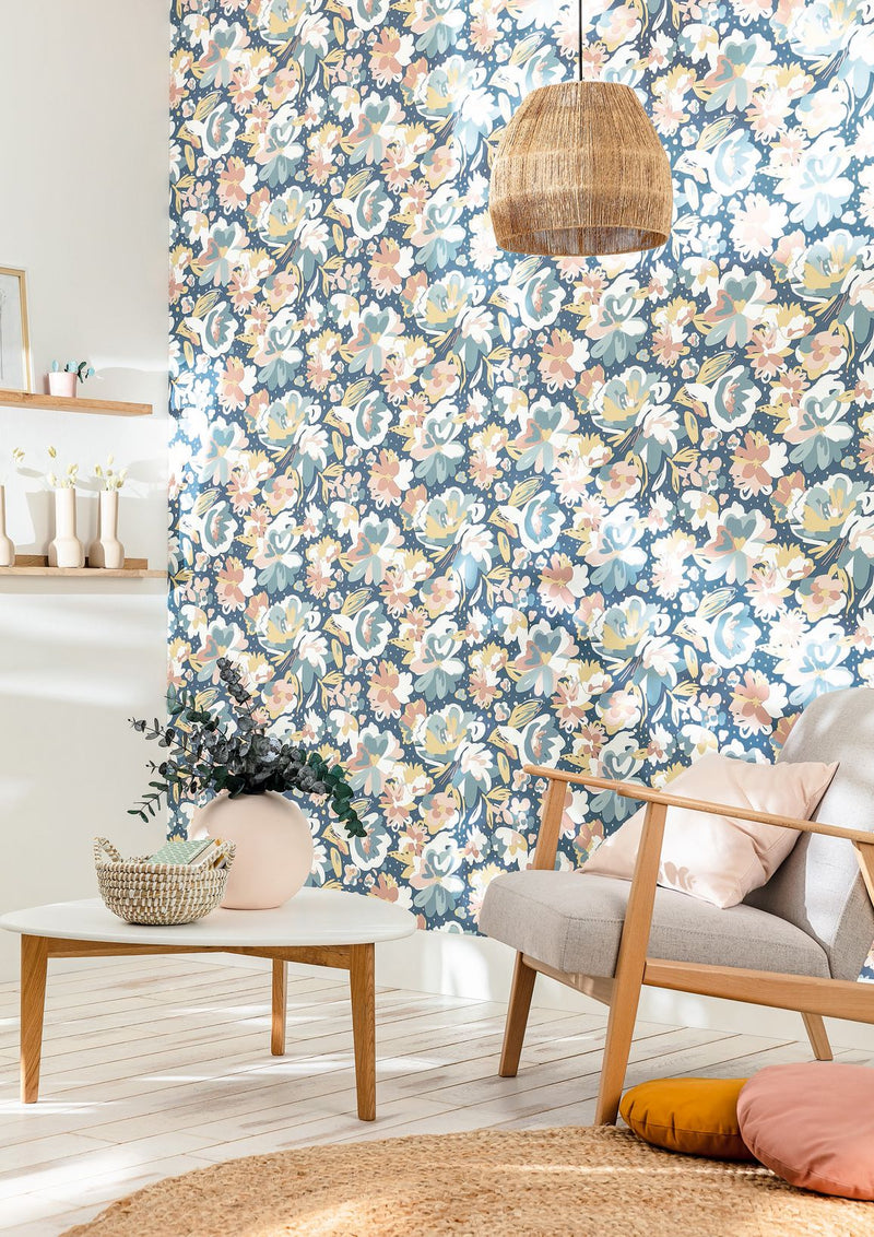 July Flower Power Wallpaper NZ-Wallpaper