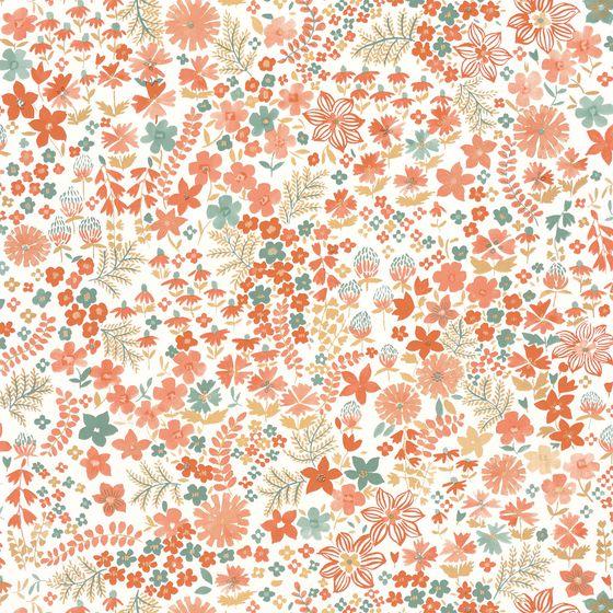 June Flower Power Wallpaper - 3 Colours