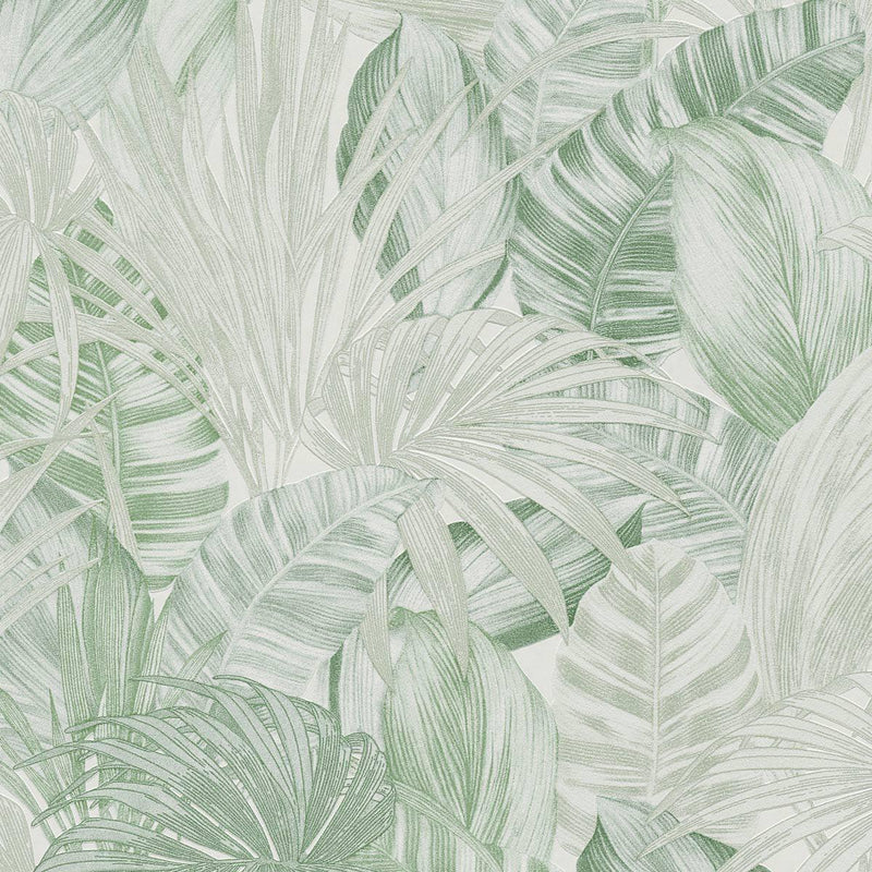 Jungle Sketch - 3 Colours NZ-Wallpaper