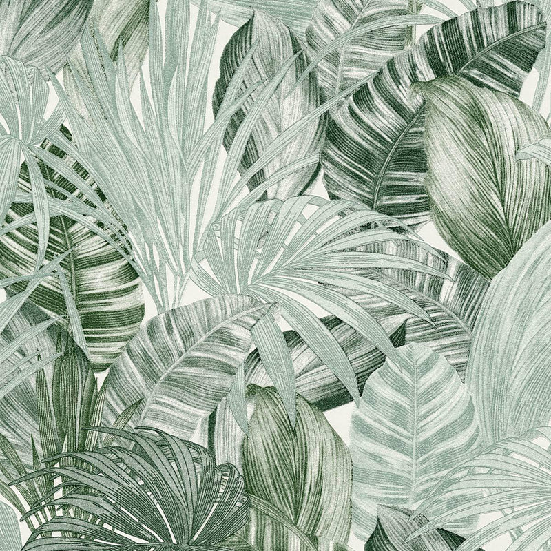 Jungle Sketch - 3 Colours NZ-Wallpaper