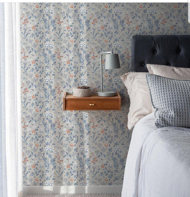 Juni Scandinavian Wallpaper - 3 Colours NZ-Wallpaper