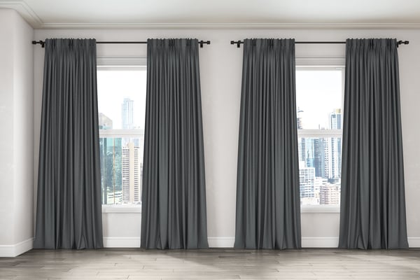 Kanso Stonewash Curtain Fabric