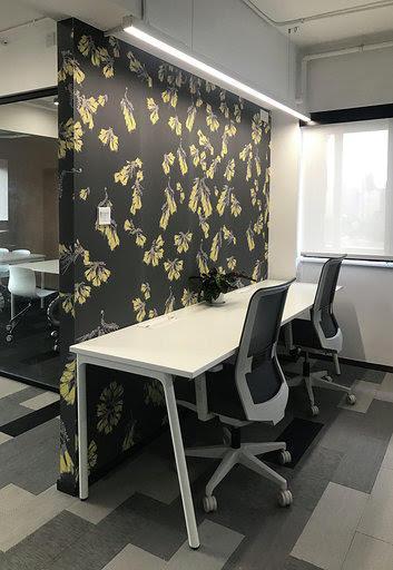 Kowhai Wallpaper - Charcoal