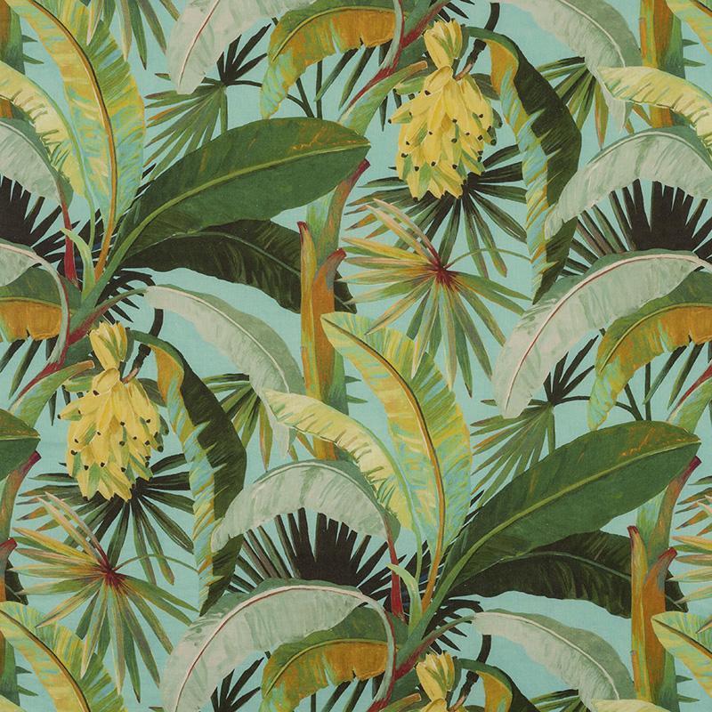 La Palma Fabric - Aqua