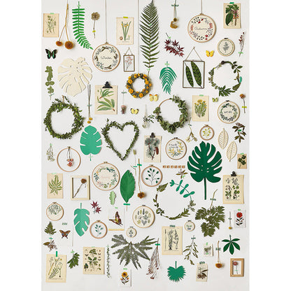 La Vie Green Panel Mural