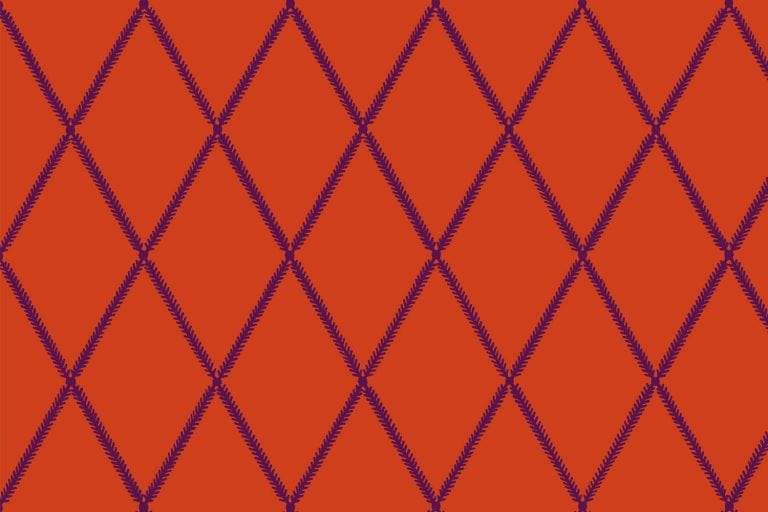 Lattice Leaf Fabric - Festival