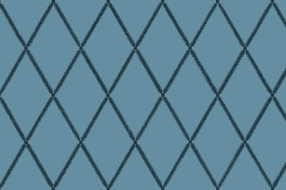Lattice Leaf Fabric - Ink