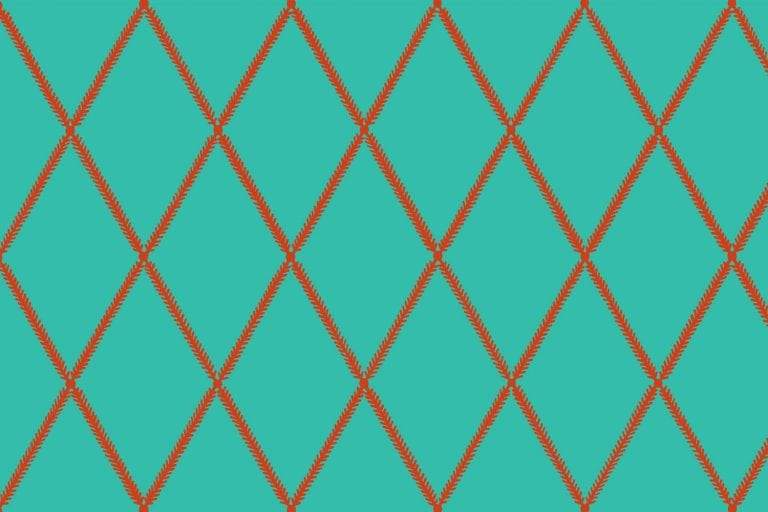 Lattice Leaf Fabric - Party