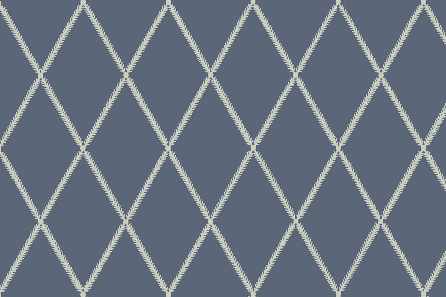 Lattice Leaf Fabric - Pebble
