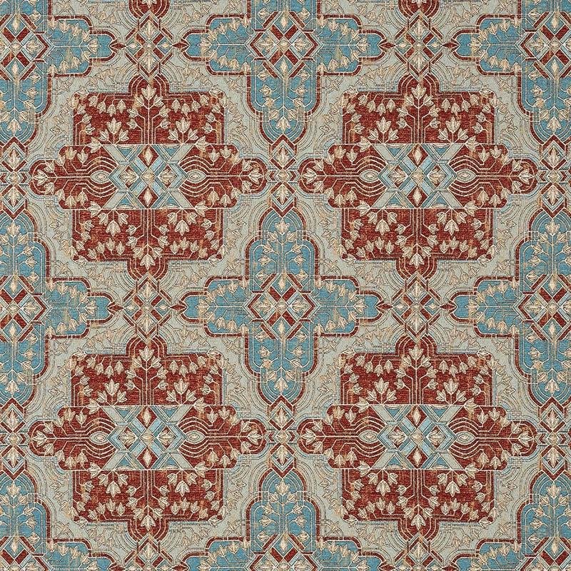 Majorelle Fabric- Turquoise