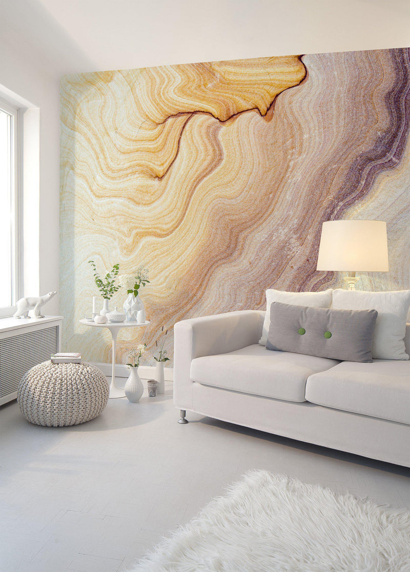 Marble Waves Mural room shot