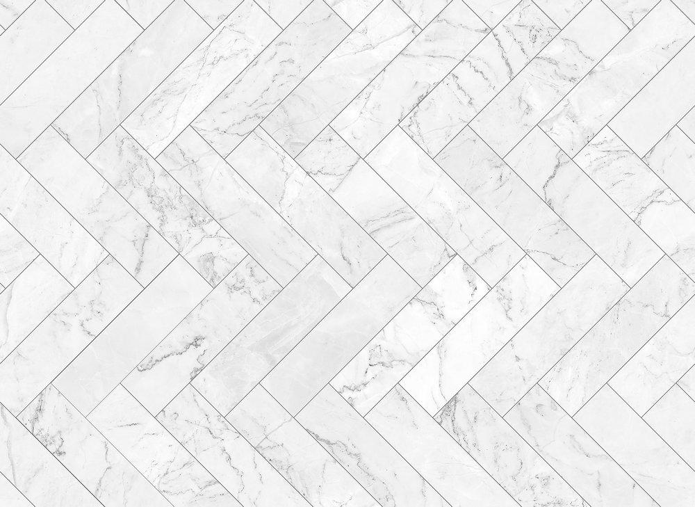 Marble tiles mural full pattern
