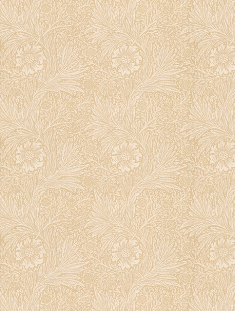 Marigold Wallpaper - Cream/Peach