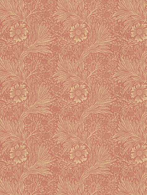 Marigold Wallpaper - Red Brick