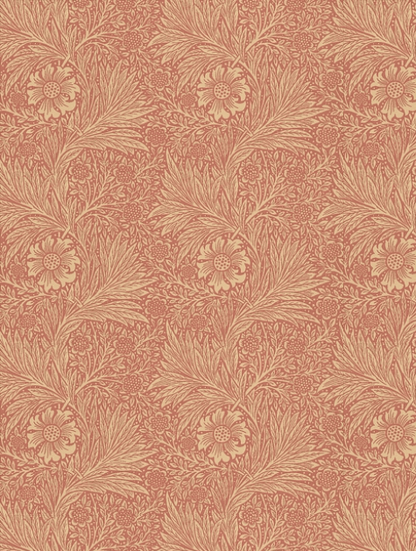 Marigold Wallpaper - Soft Red