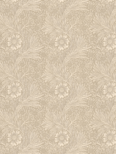 Marigold Wallpaper - Linen Taupe