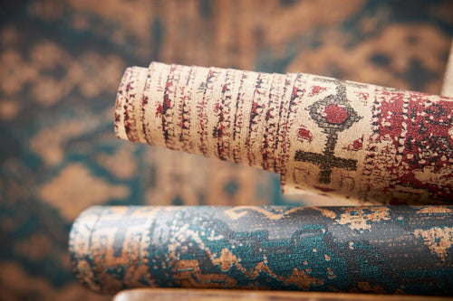 Marrakech Carpet Wallpaper - 3 Colours NZ-Wallpaper