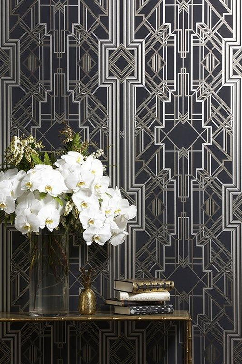 Metropolis Wallpaper - Marcasite