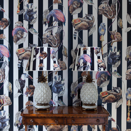 Midnight/White - House of Hackney Wallpapers NZ