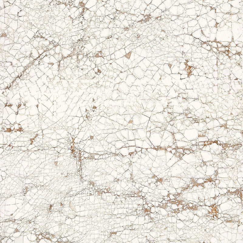 Nacho Carbonell - Cracked Plaster Wallpaper White