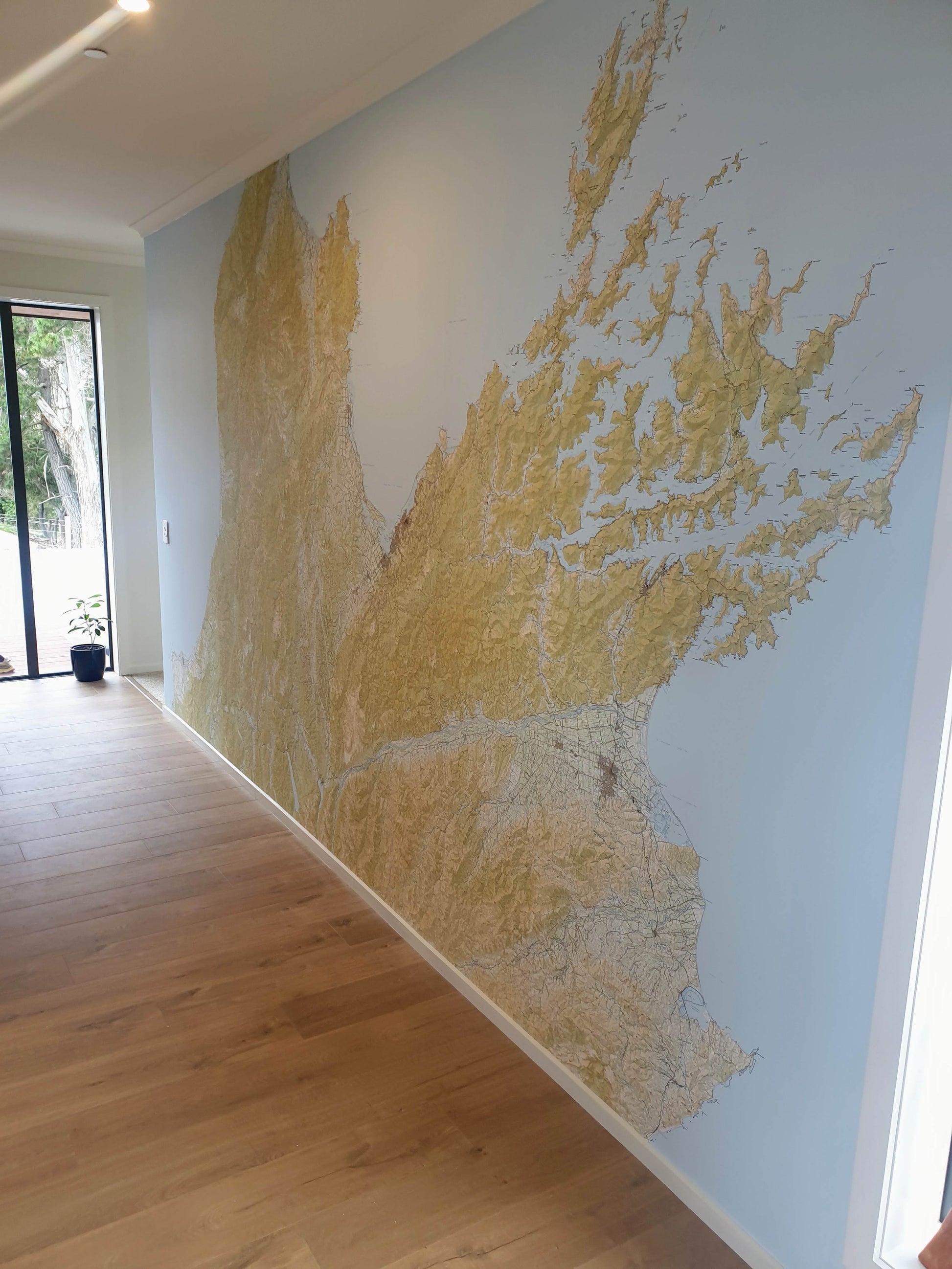 Nelson Map - Mural Wallpaper