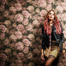 Neue Bude Floral Wallpaper - Dusky Pink