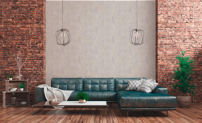 New York Plaster - Beige/Grey - Red