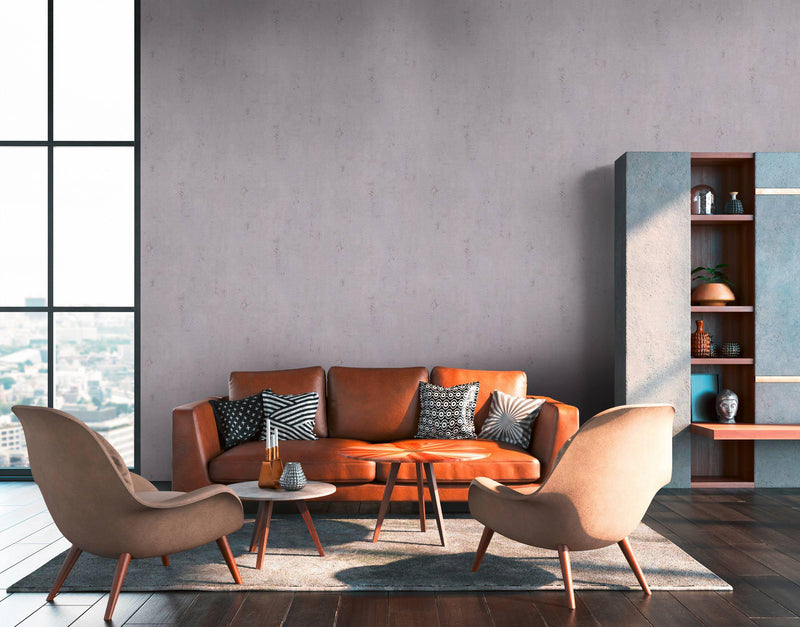 New York Plaster Wallpaper - Brown
