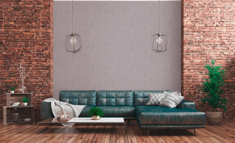 New York Plaster Wallpaper - Brown