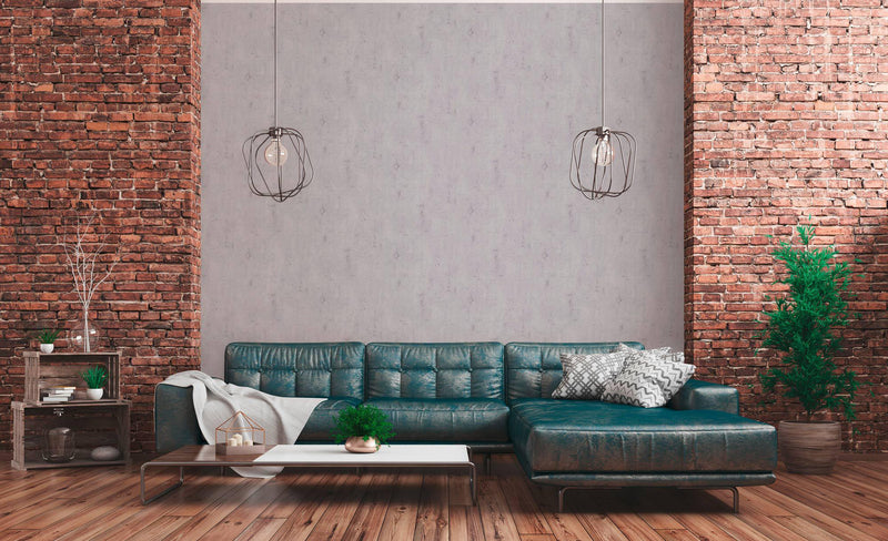 New York Plaster Wallpaper - Grey