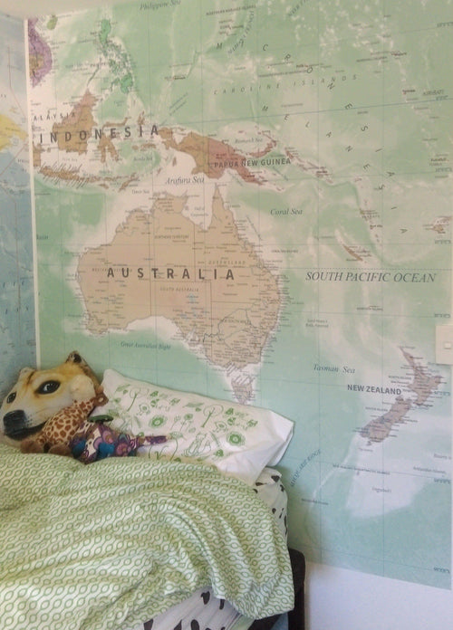 New Zealand and Australia Combo Map