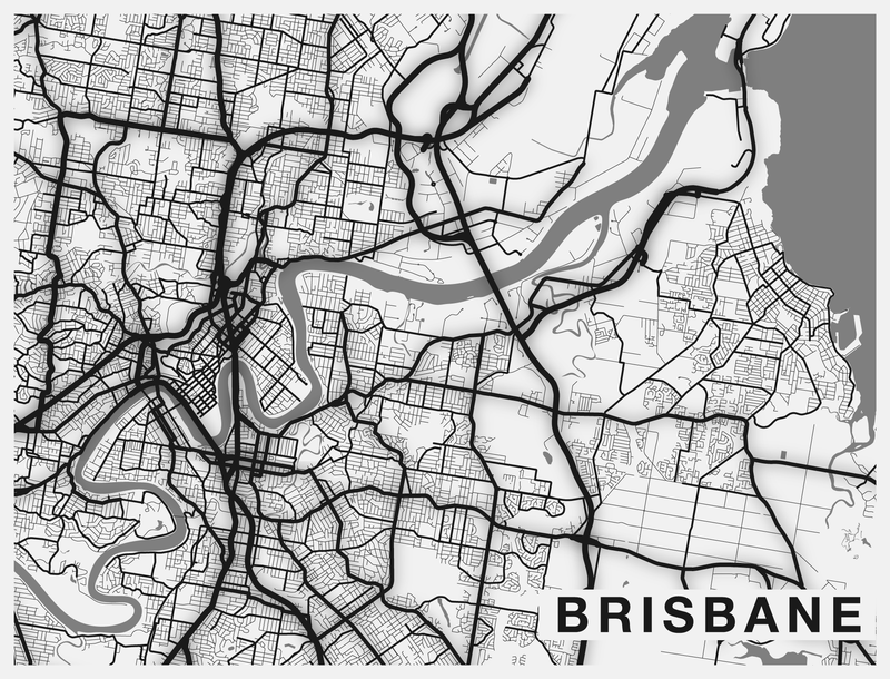New Zealand or Australia Maps Mural - 4 Colours NZ-Mural