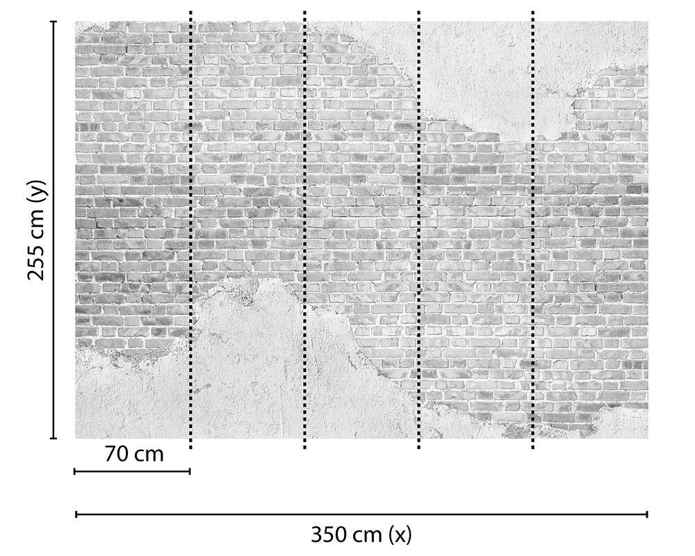 Old Brick Mural Wallpaper
