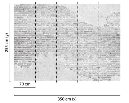 Old Brick Mural Wallpaper