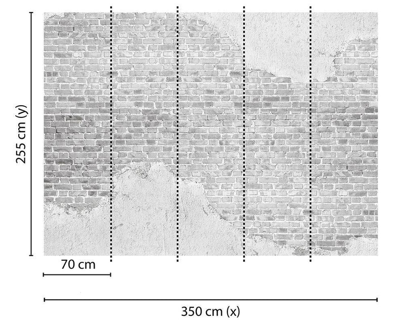 Old Brick Mural Wallpaper