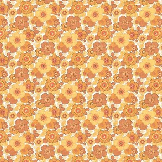 Orange Blooma Wallpaper
