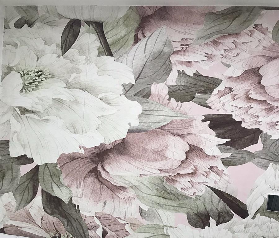 Oversized Floral Bloom - Mural Wallpaper NZ-Mural